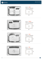 E-catalogue, machine-made sinks