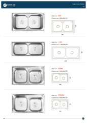 E-catalogue, machine-made sinks