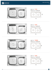 E-catalogue, machine-made sinks