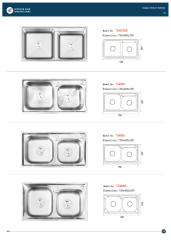 E-catalogue, machine-made sinks