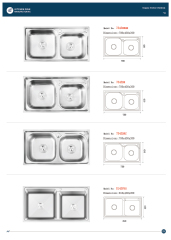 E-catalogue, machine-made sinks