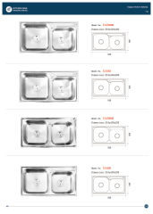 E-catalogue, machine-made sinks