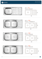 E-catalogue, machine-made sinks