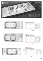 E-catalogue, machine-made sinks