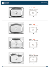 E-catalogue, machine-made sinks