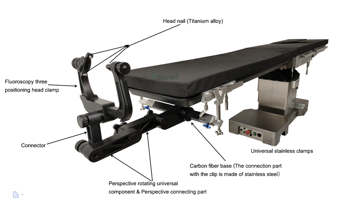 Radiolucent Mayfield Head Holder | HOWELL Medical