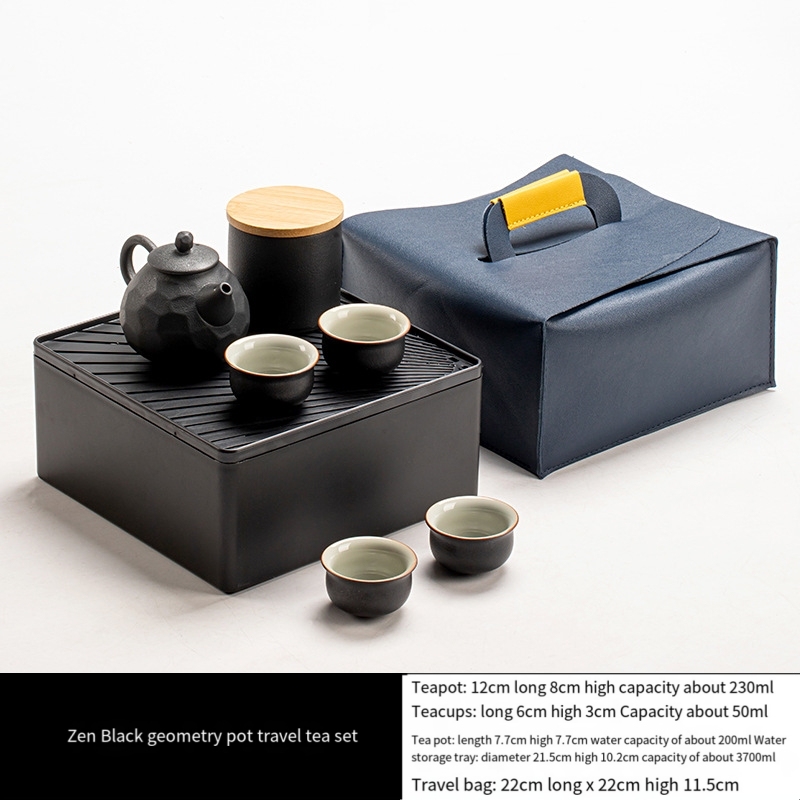 Portable outdoor travel simple tea set