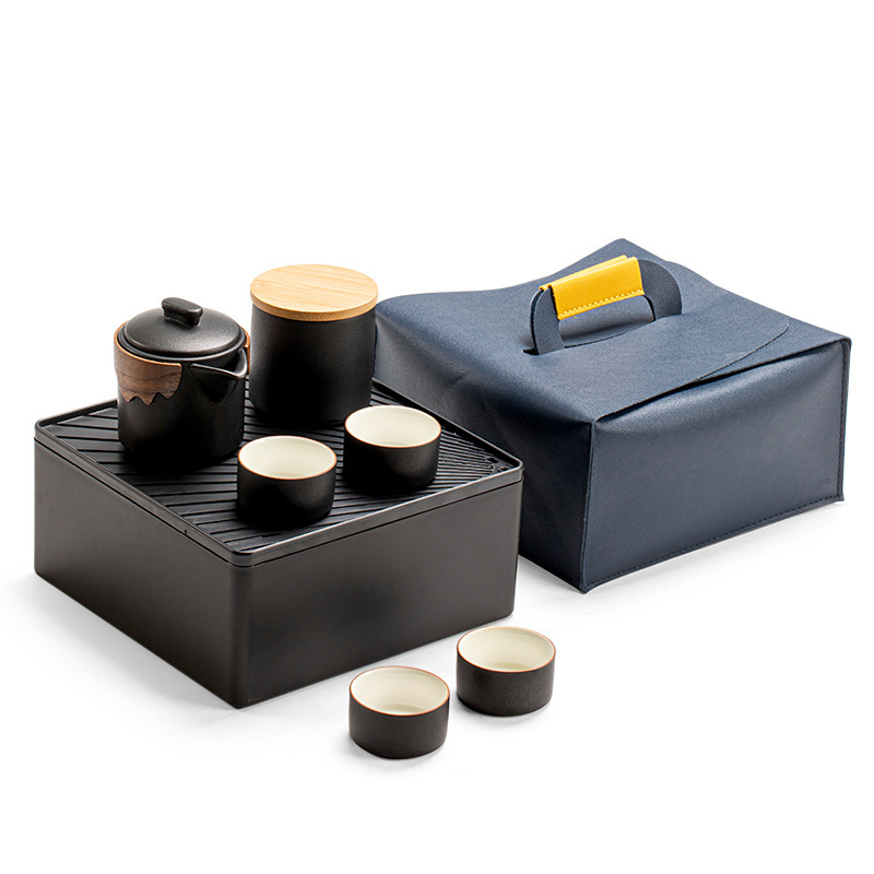 Portable outdoor travel simple tea set
