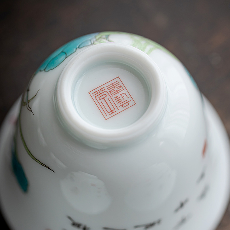 Twelve Gods of Flowers ceramic tea set