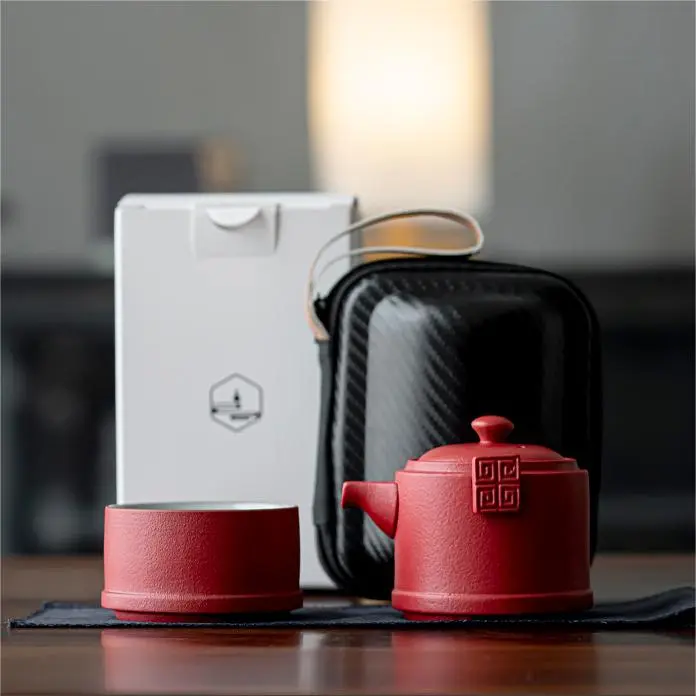 travel tea set quick cup
