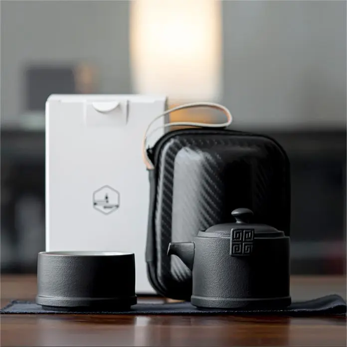 travel tea set quick cup