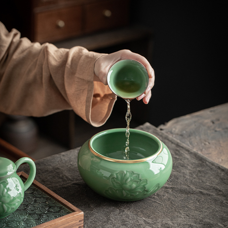 Celadon tea set in various styles