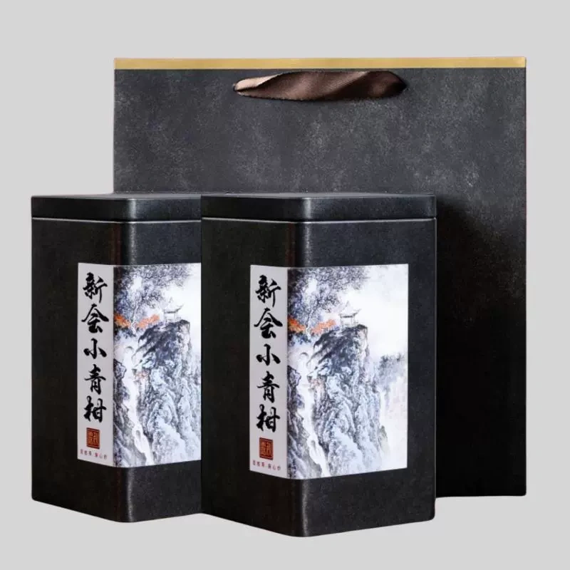 Yunnan Pu'er Tea Xinhui Xiaoqinggan Ripe Tea Canned 500g