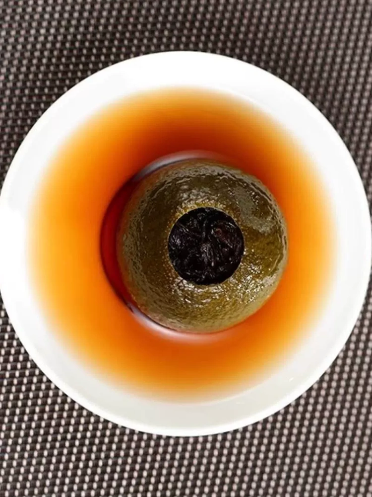 Yunnan Pu'er Tea Xinhui Xiaoqinggan Ripe Tea Canned 500g