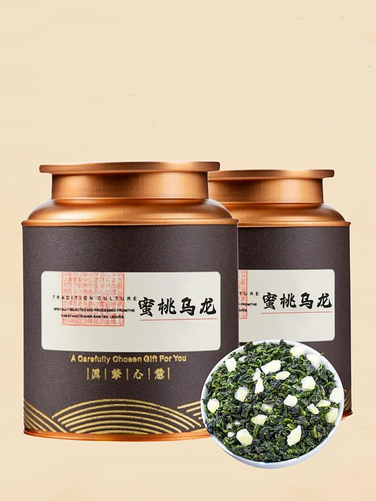 Peach Oolong Tea Fruit Granules 500g, bagged or gift box