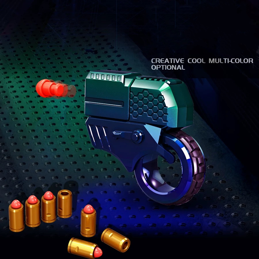 Folding soft bullet gun