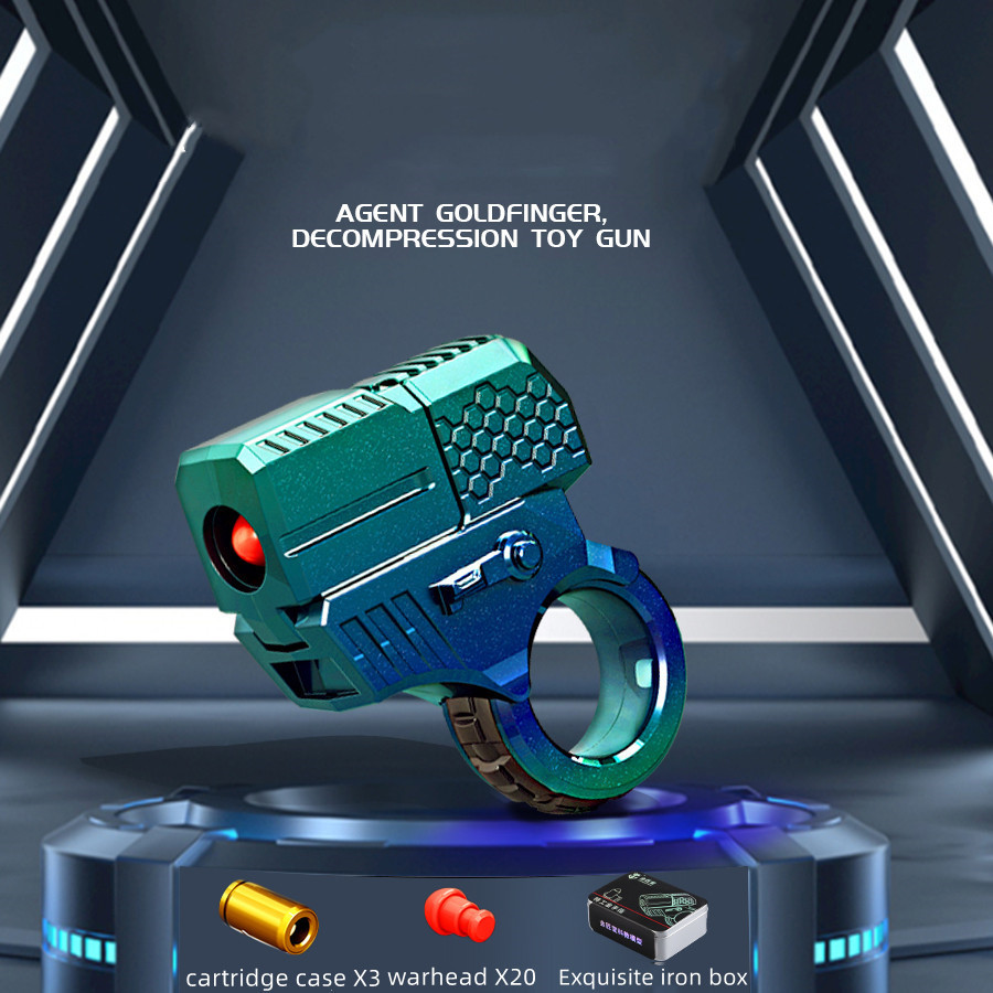 Folding soft bullet gun