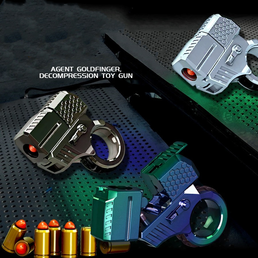 Folding soft bullet gun