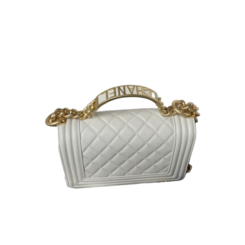 BOY CHANEL FLAP BAG WITH HANDLE