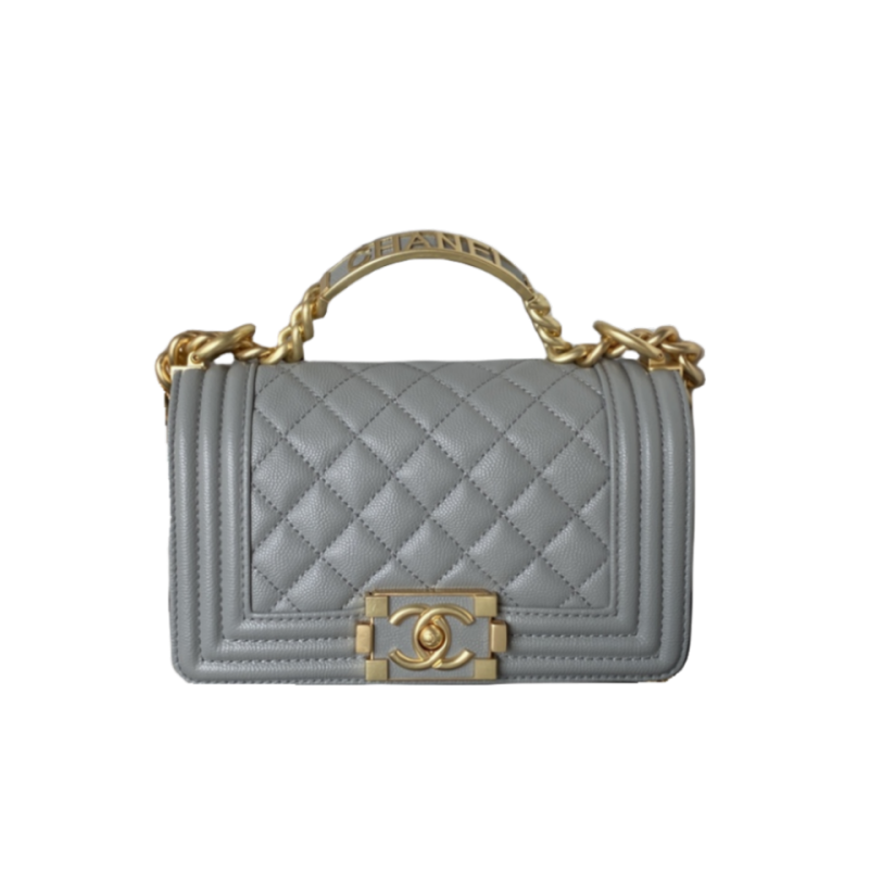 BOY CHANEL FLAP BAG WITH HANDLE