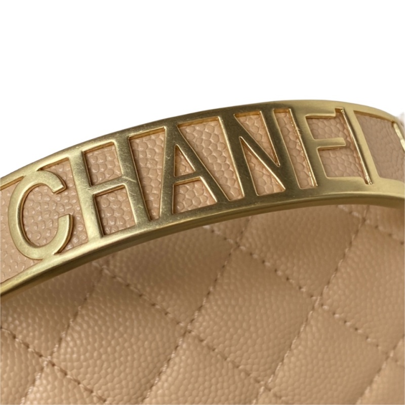 BOY CHANEL FLAP BAG WITH HANDLE