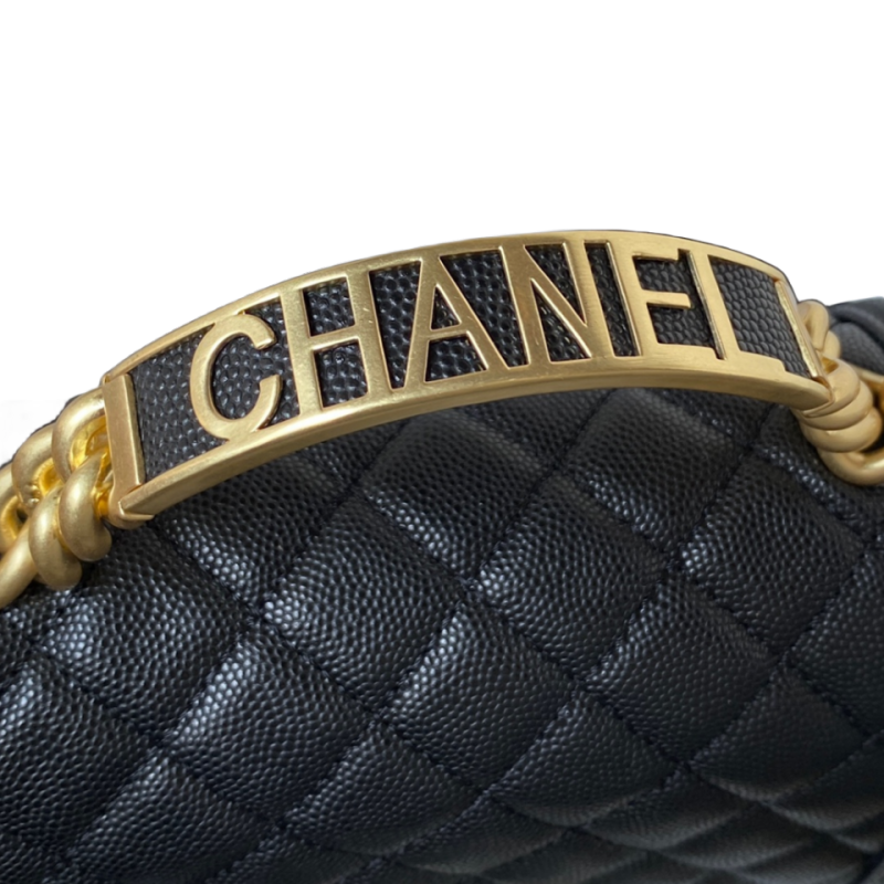 BOY CHANEL FLAP BAG WITH HANDLE