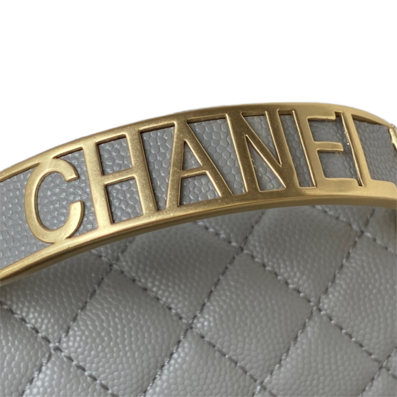 BOY CHANEL FLAP BAG WITH HANDLE