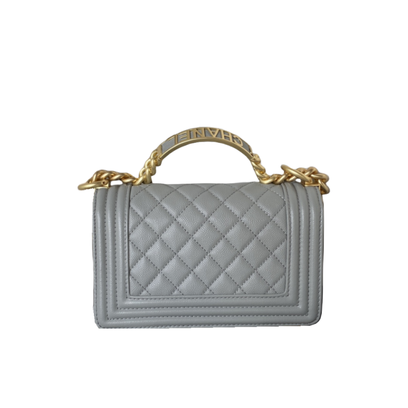 BOY CHANEL FLAP BAG WITH HANDLE