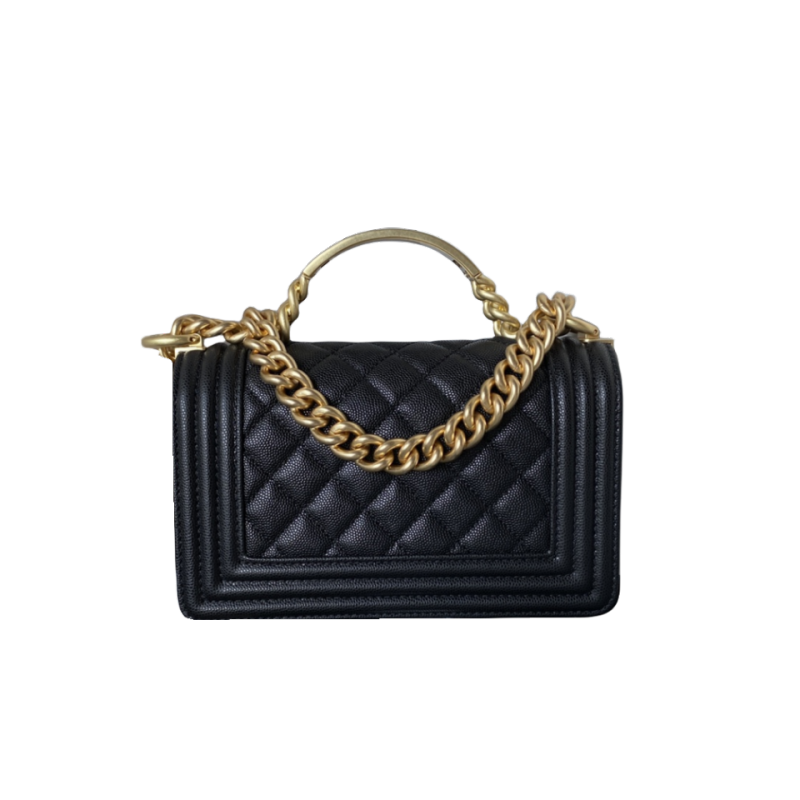 BOY CHANEL FLAP BAG WITH HANDLE