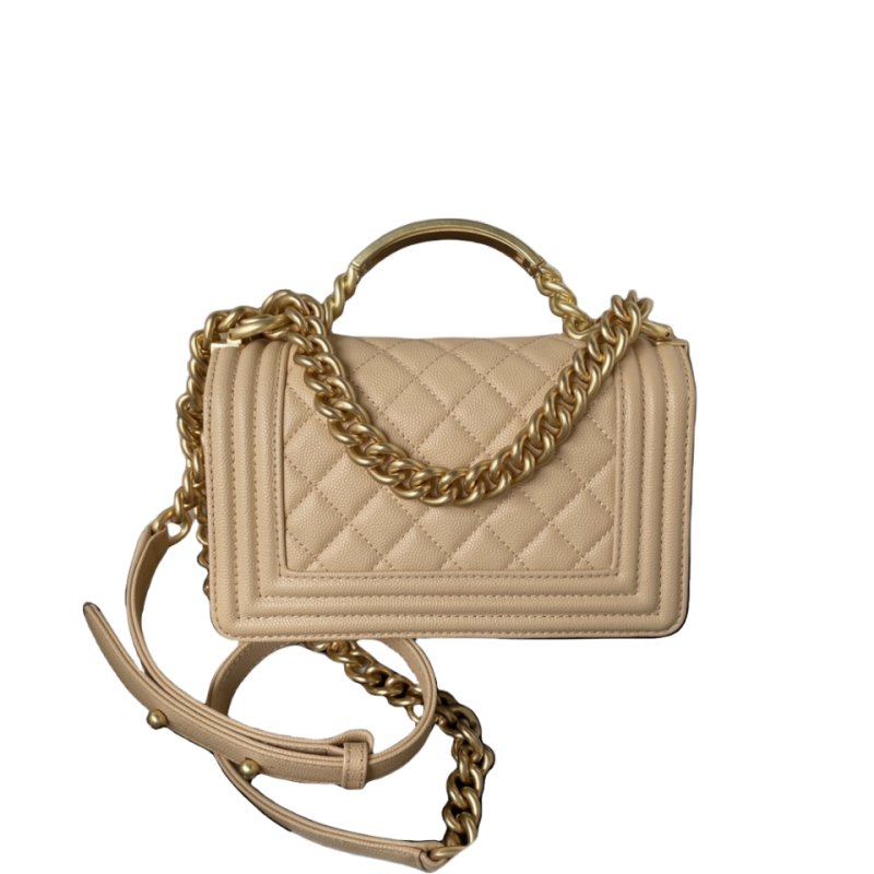 BOY CHANEL FLAP BAG WITH HANDLE