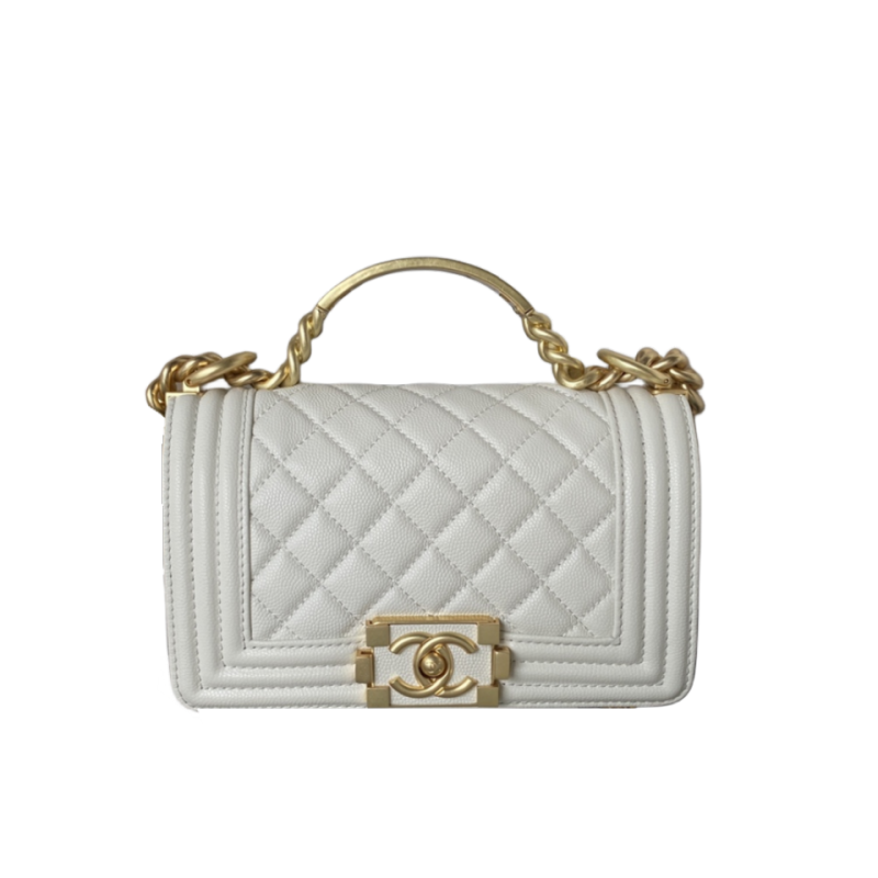 BOY CHANEL FLAP BAG WITH HANDLE