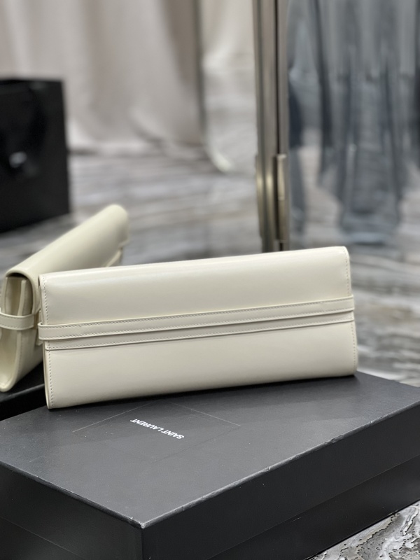 MANHATTAN CLUTCH IN BOX SAINT LAURENT LEATHER