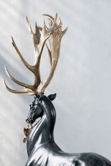 Residence Mock Up Decoration Bronze Statue Deer Sculpture