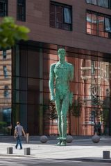 Shopping Mall Decoration Bronze Abstract FigureAbstract Figure Sculpture