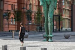Shopping Mall Decoration Bronze Abstract FigureAbstract Figure Sculpture