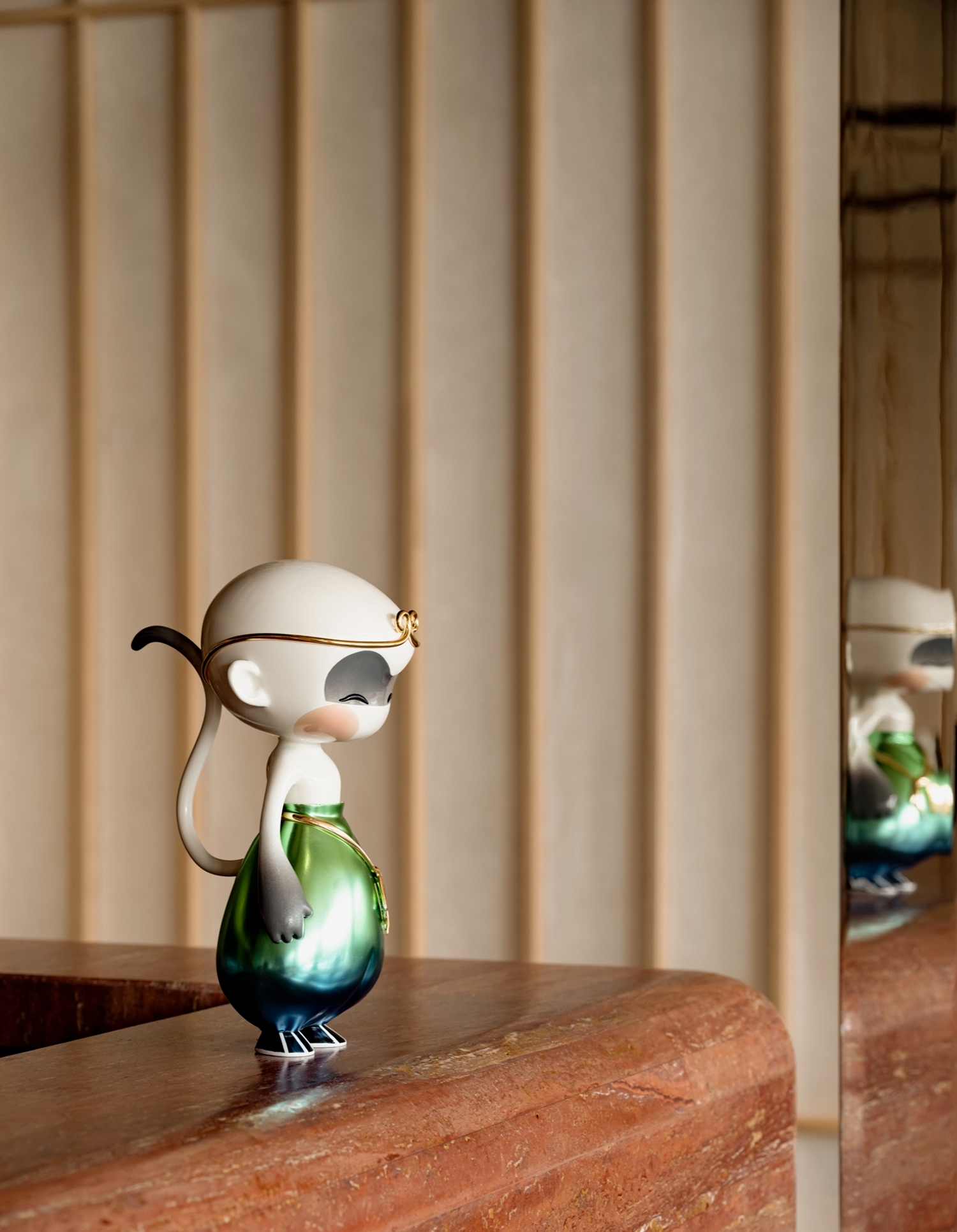 Fiberglass Monkey Sculpture
