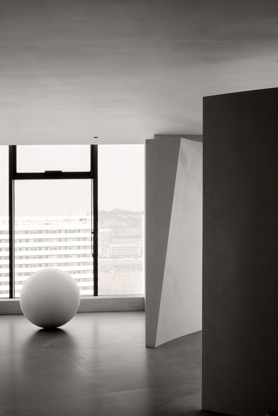 Large Ball Metal sculptures for Clothing Shop