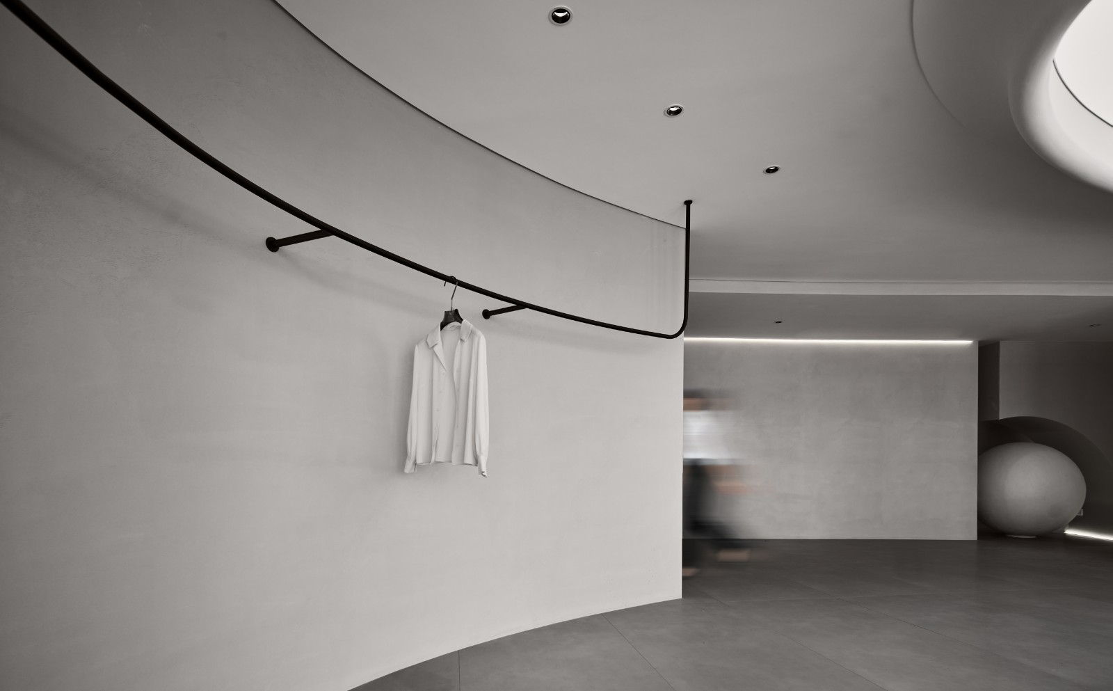 Large Ball Metal sculptures for Clothing Shop
