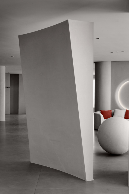 Large Ball Metal sculptures for Clothing Shop