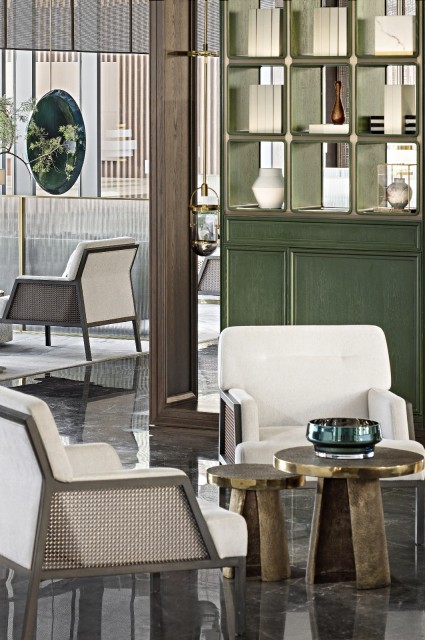 Antique Brass Stainless Steel Tables and Stools