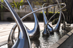 Mirror Polished Outdoor Modern Metal Sculpture