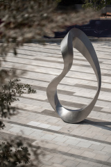 Mirror Polished Outdoor Modern Metal Sculpture