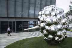 Mirror Polished Outdoor Modern Metal Sculpture