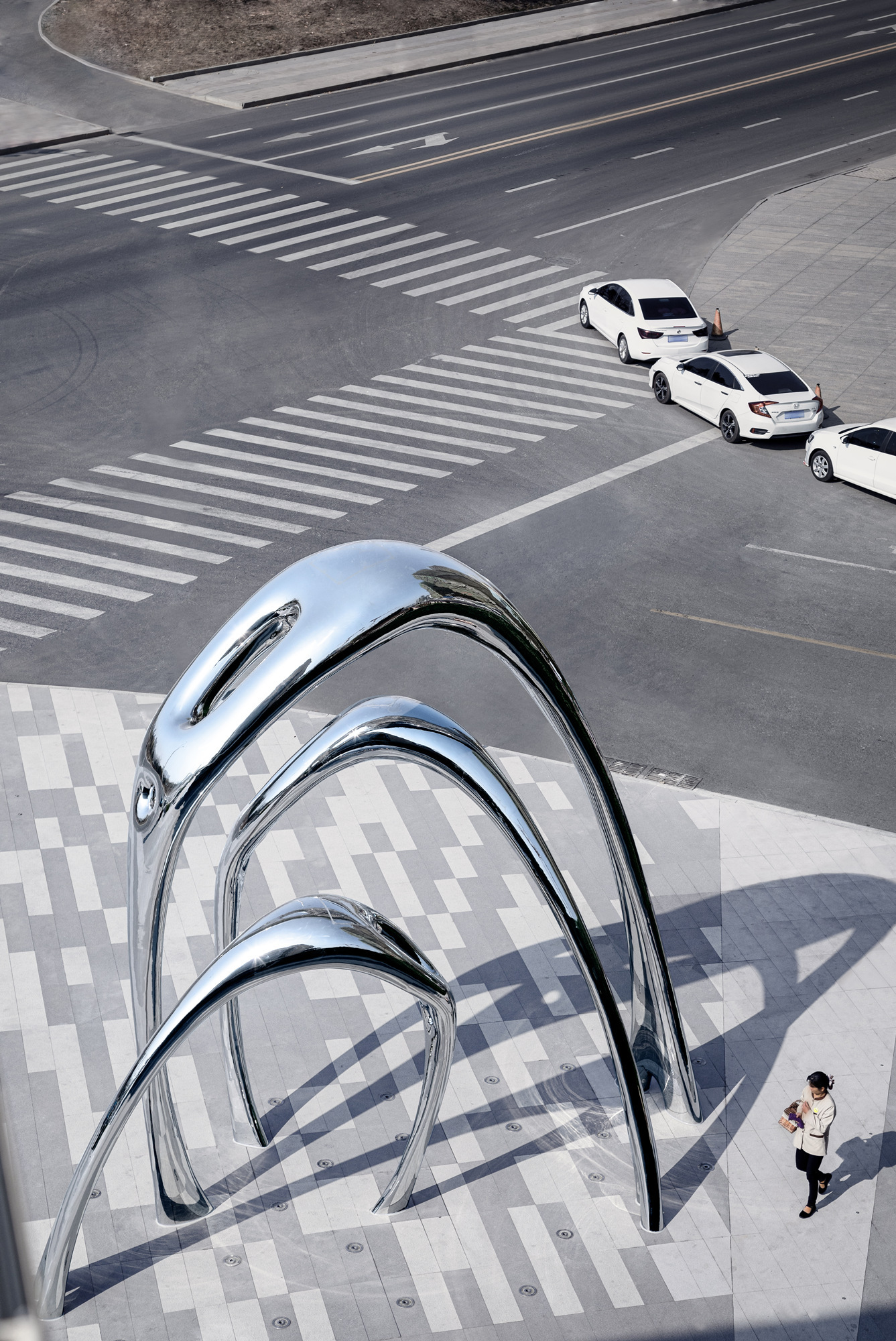 Mirror Polished Outdoor Modern Metal Sculpture