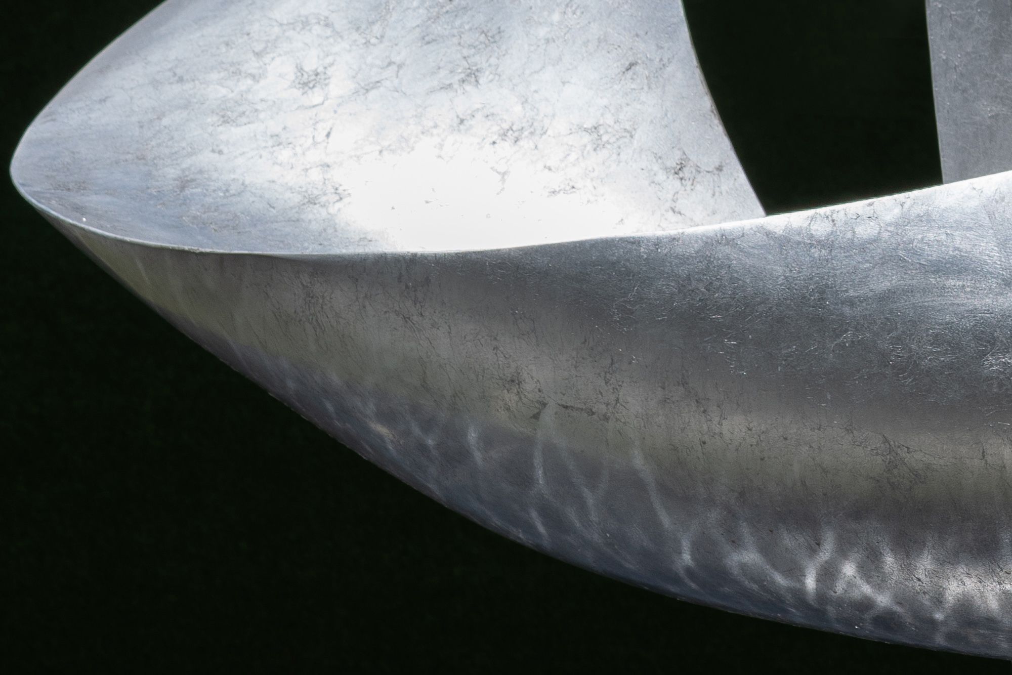 Modern Metal Infinity Abstract Sculpture