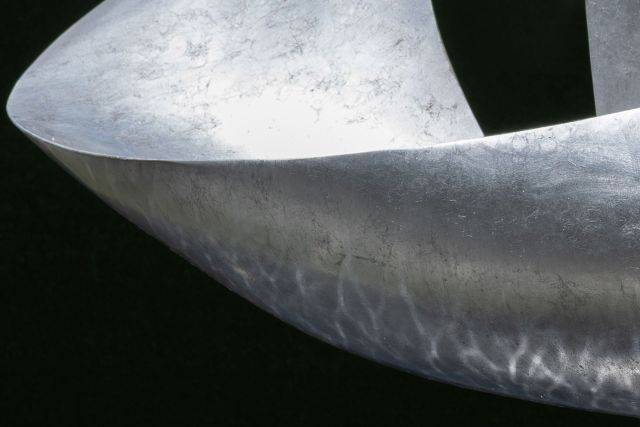 Modern Metal Infinity Abstract Sculpture