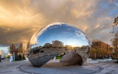 Large Street Corner Abstract Whale Sculpture