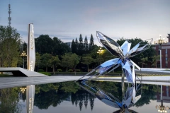 Outdoor Modern Flower of Wisdom Sculpture