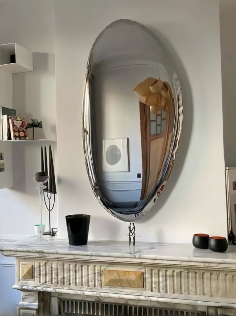 Stone-shaped Metal Wall Art Sculpture