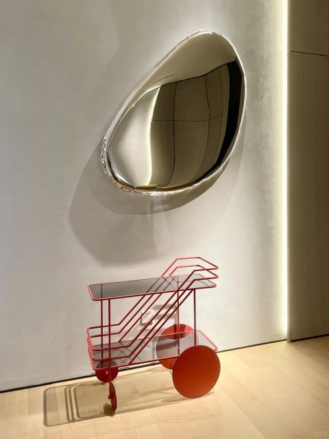 Stone-shaped Metal Wall Art Sculpture